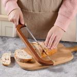 GZXYA 16" Wooden Bread Knife for Easy Slicing