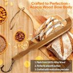 16.7" Sourdough Knife with Wooden Bread Slicer