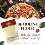Semolina Flour for Pizza, Pasta, and Bread