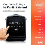 SAKI Large 3lb Bread Maker Machine, Programmable