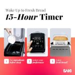 SAKI Large 3lb Bread Maker Machine, Programmable