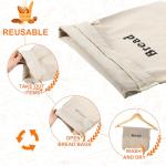 Set of 3 Large Reusable Bread Bags