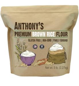 Anthony's Gluten-Free Brown Rice Flour, 5 lb