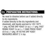 Great Value Fast Rising Instant Yeast, 0.25 oz, 3 Count