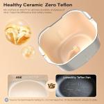 KBS Pro Stainless Steel Bread Machine, 2LB 17-in-1