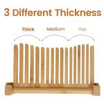 Adjustable Bread Slicer with Cutting Board and Bagel Cutter