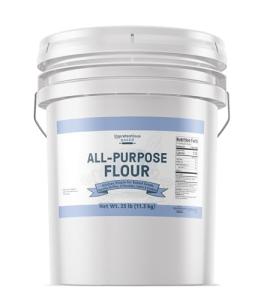 Versatile 5 Gallon Bucket of All-Purpose Flour
