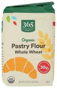 365 Whole Foods 100% Organic Whole Wheat Pastry Flour