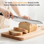 Piklohas Bread Slicer & 10-inch Knife Set