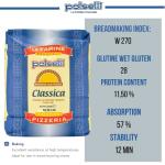 Polselli Classica 00 Extra Fine Flour, 11 lbs