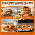 Premium Kosher Stone Ground Whole Wheat Flour 80oz