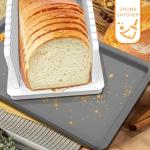 Adjustable Bread Slicer with Crumb Tray