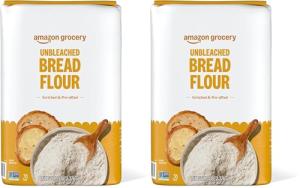 Enriched Unbleached Bread Flour, 5 lb (2 Pack)
