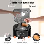 2LB Automatic Compact Bread Maker with 3 Crust Options