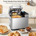 KBS Pro Stainless Steel Bread Machine, 2LB 17-in-1