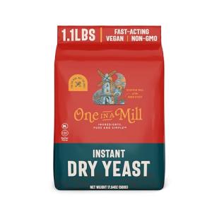 Instant Dry Yeast 1.1 LB | Fast-Acting for Baking