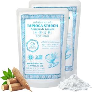 Soeos Tapioca Flour for Baking & Cooking - 14 oz
