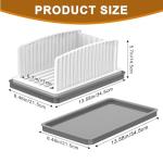 Adjustable Bread Slicer with Crumb Tray