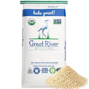 Organic Soft White Winter Wheat, Whole Grain, 25 lbs