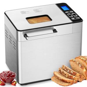EUHOMY 2LB Bread Maker with 13 Programs