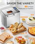 EUHOMY 2LB Bread Maker with 13 Programs