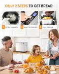 EUHOMY 2LB Bread Maker with 13 Programs