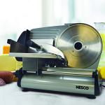 NESCO Stainless Steel Adjustable Thickness Food Slicer