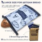 Reusable Bread Bags for Fresh Loaf Storage