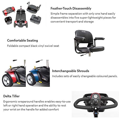 Pride GoGo Elite Traveller Mobility Scooter with Suspension