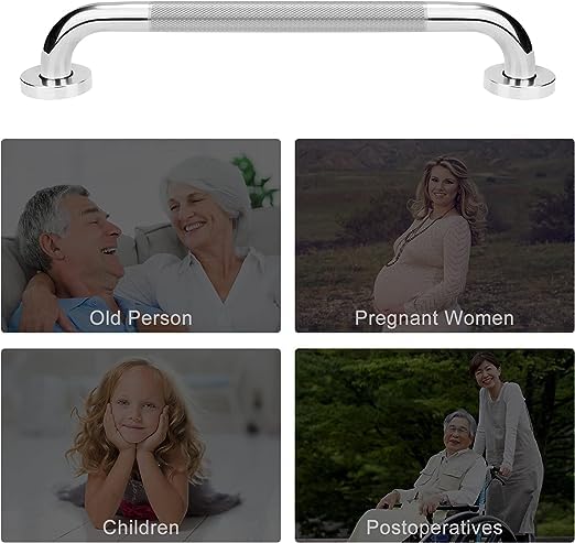Stainless Steel Non-Slip Bathroom Grab Bar