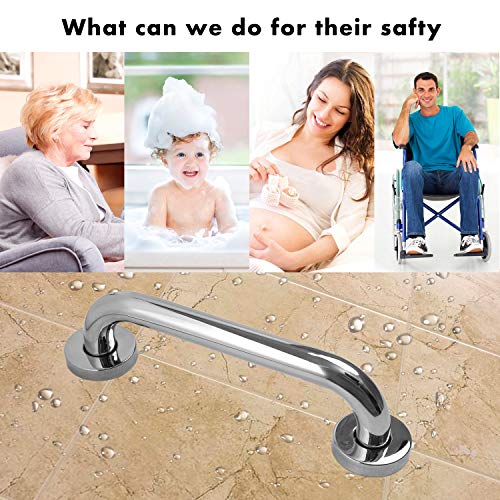 Stainless Steel Bathroom Grab Bar - 10 inch
