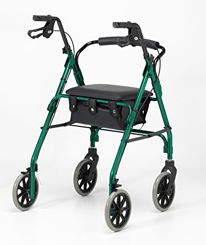 Days Four Wheel Rollator with Padded Seat
