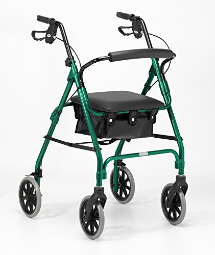 Days Four Wheel Rollator with Padded Seat
