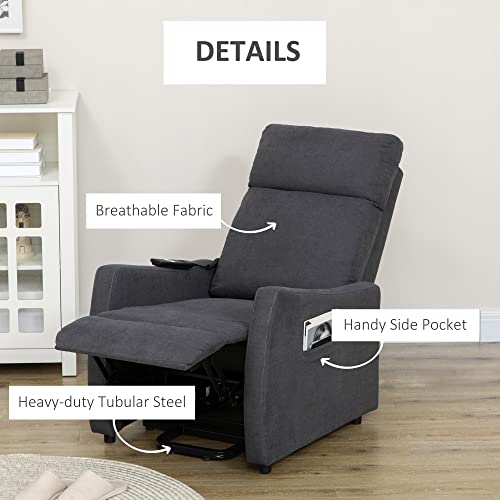 Electric Lift Chair for Elderly with Remote, Grey