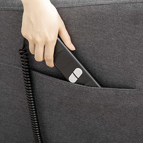 Electric Lift Chair for Elderly with Remote, Grey