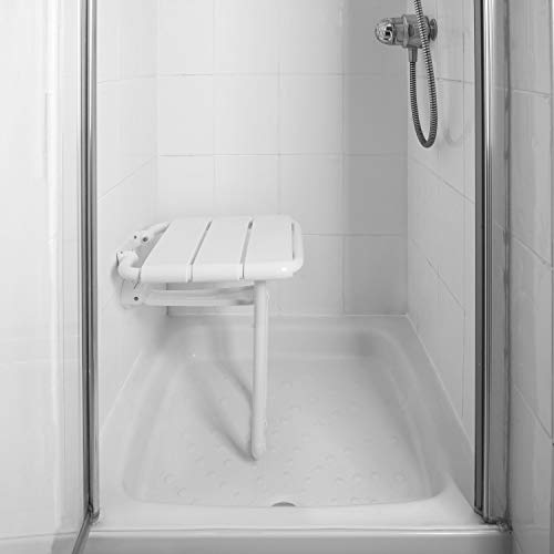 Wall Mounted Folding Shower Seat for Elderly/Disabled