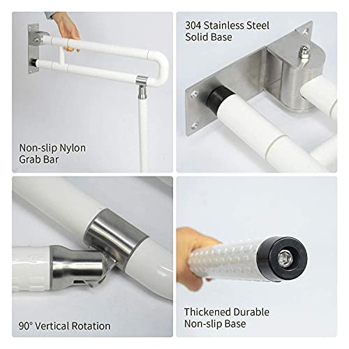 Foldable Toilet Hand Rail for Bathroom Safety
