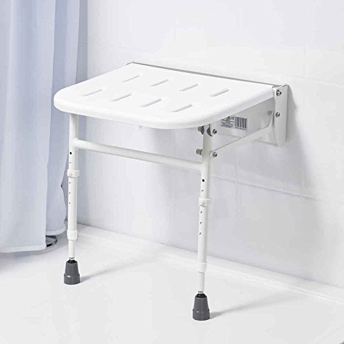 Foldable shower seat with legs by NRS Healthcare