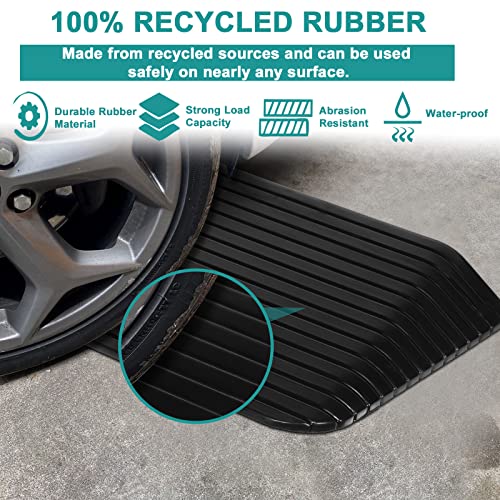 Heavy Duty Rubber Threshold Ramp - 3" Rise