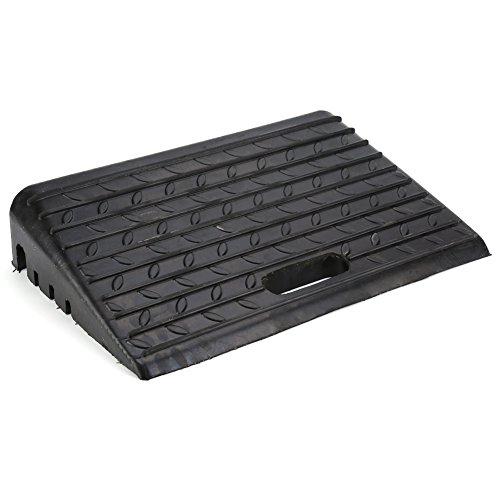 Black Rubber Kerb Ramps for Mobility Access