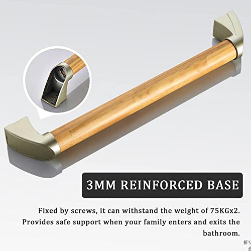 Wooden Grab Bar for Bathroom Safety
