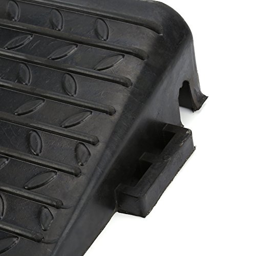 Black Rubber Kerb Ramps for Mobility Access