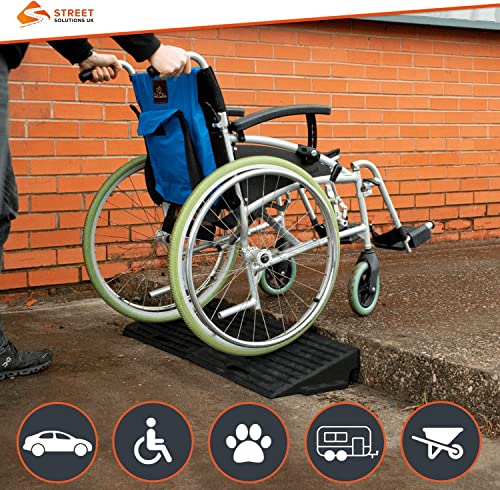 Heavy-Duty Rubber Kerb Ramps | Set of 4