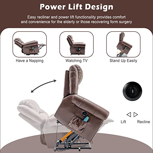 Heated Massage Recliner Chair for Elderly