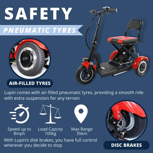 Betty & Bertie Lupin Folding Mobility Scooter