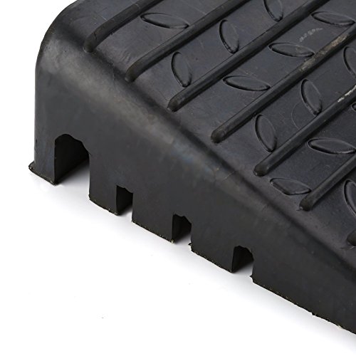 2-Pack Rubber Kerb Ramps for Mobility