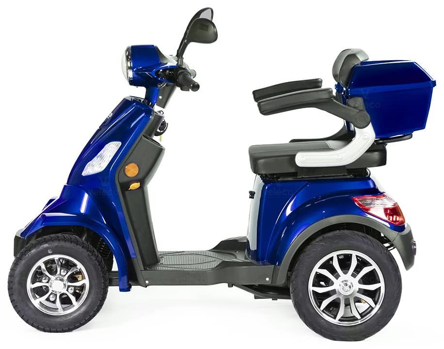 VELECO FASTER 4-Wheeled Mobility Scooter - Blue