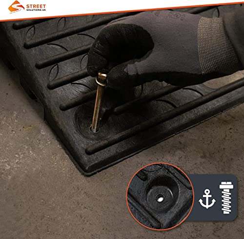 Heavy-Duty Rubber Kerb Ramps | Set of 4