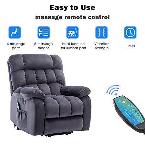 Electric Power Lift Massage Chair for Seniors