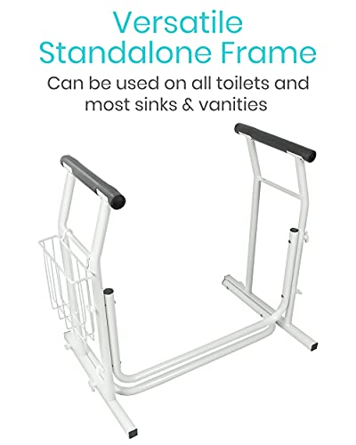 Adjustable Toilet Safety Frame for Elderly and Disabled